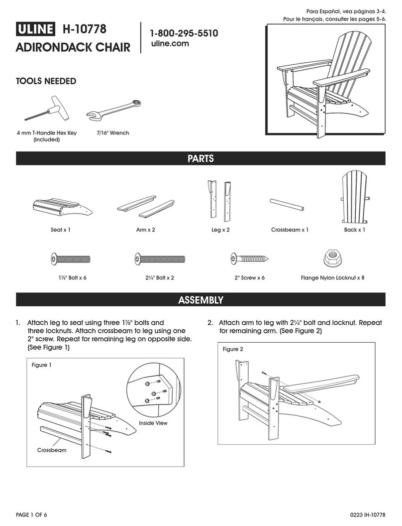 U-Line H-10778 User manual U-Line H-10778 User manual