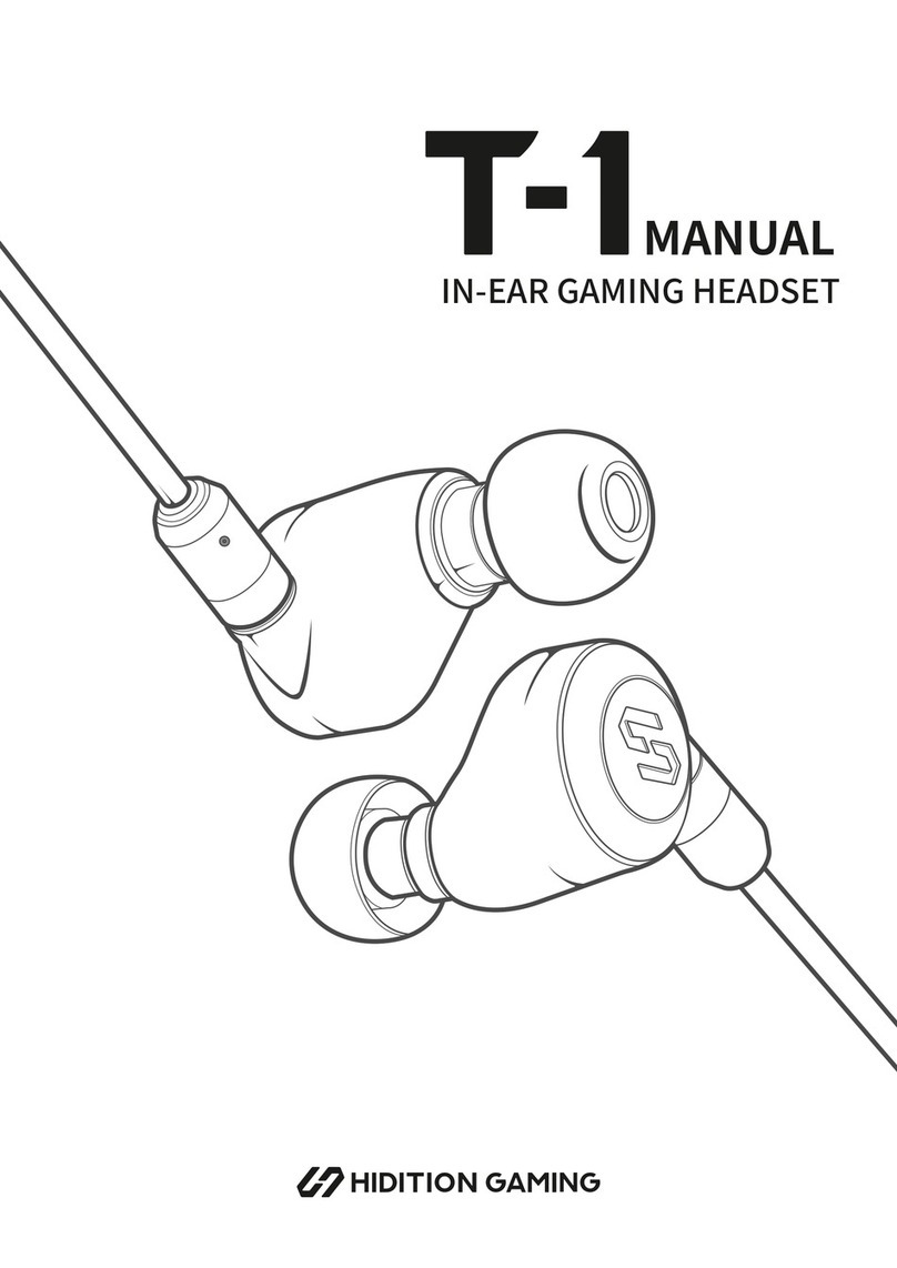 HIDITION GAMING T-1 User manual