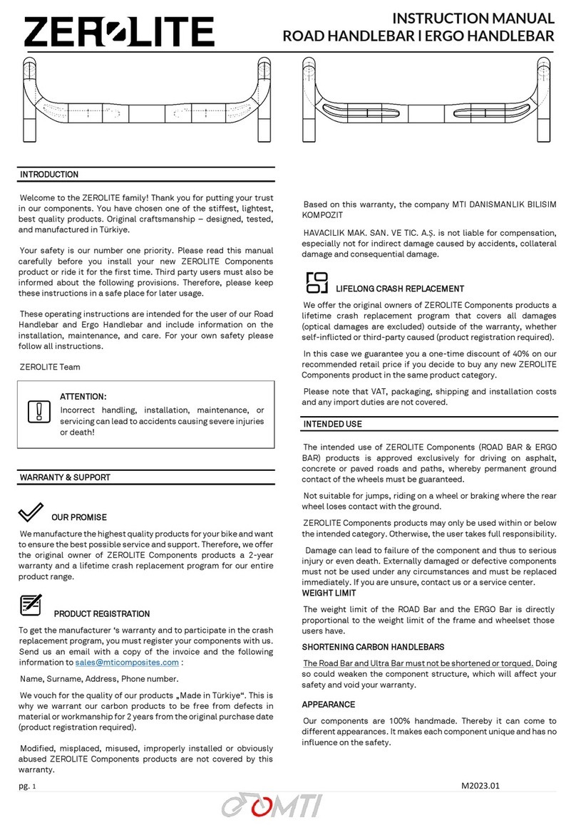 M-TI ZEROLITE instruction manual