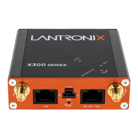 Lantronix X300 User manual