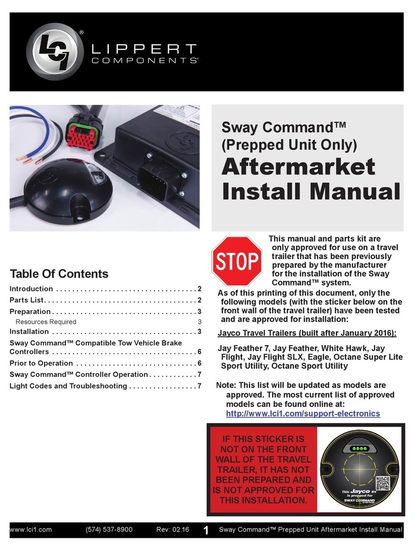 Lippert Components Sway Command Manual