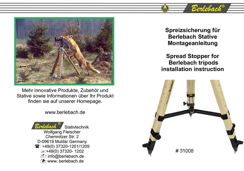 Berlebach 31008 Installation instruction