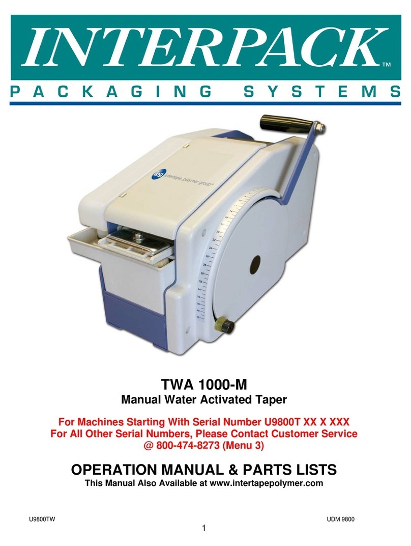 Interpack TWA 1000-M Operation manual