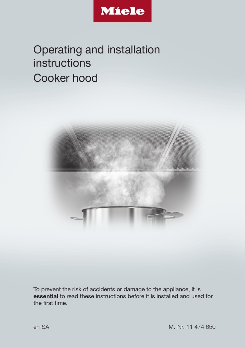 Miele DA 4228 W Puristic Plus Operating and installation instructions