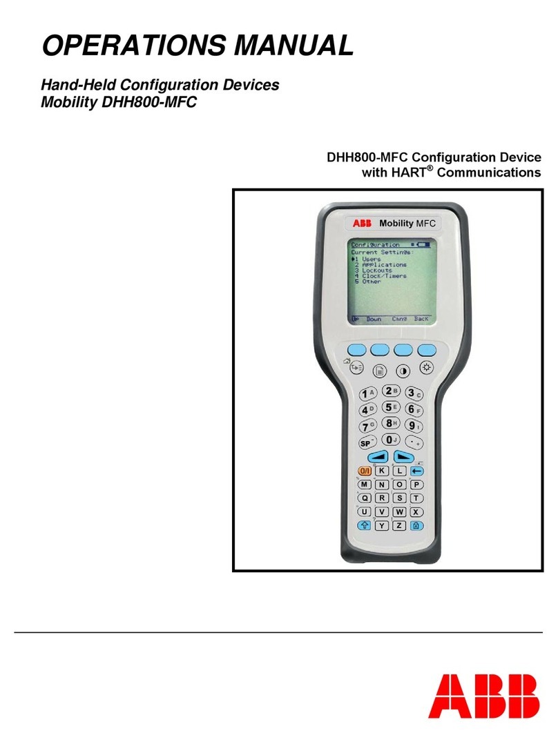 ABB DHH800-MFC User manual