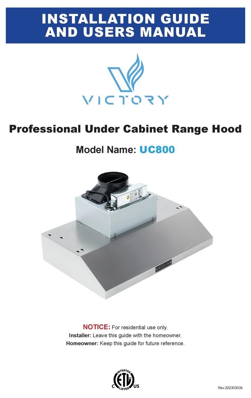 Victory UC800 User manual