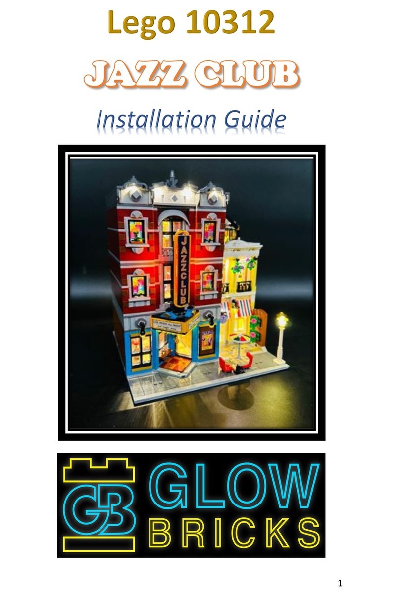 Glow Bricks LEGO JAZZ CLUB installation guide