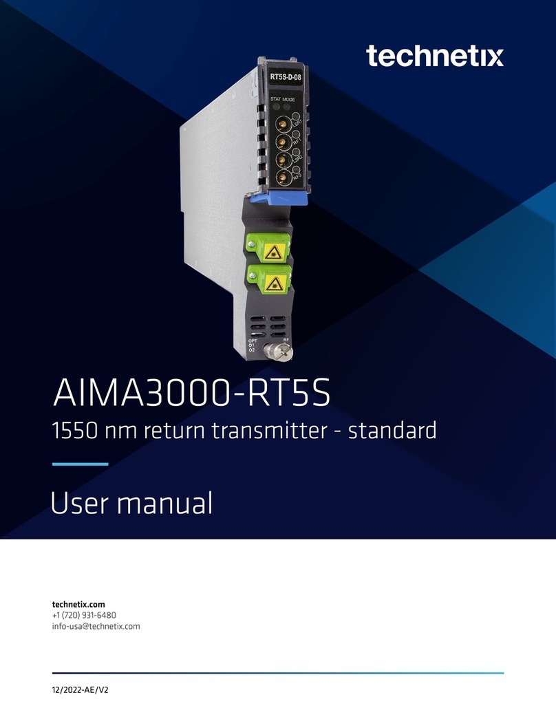technetix AIMA3000.RT5S user manual