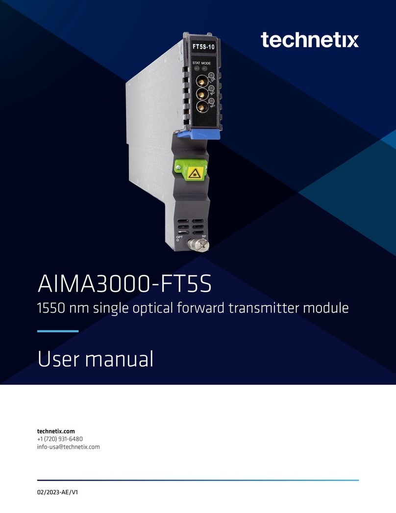 technetix AIMA3000.FT5S user manual