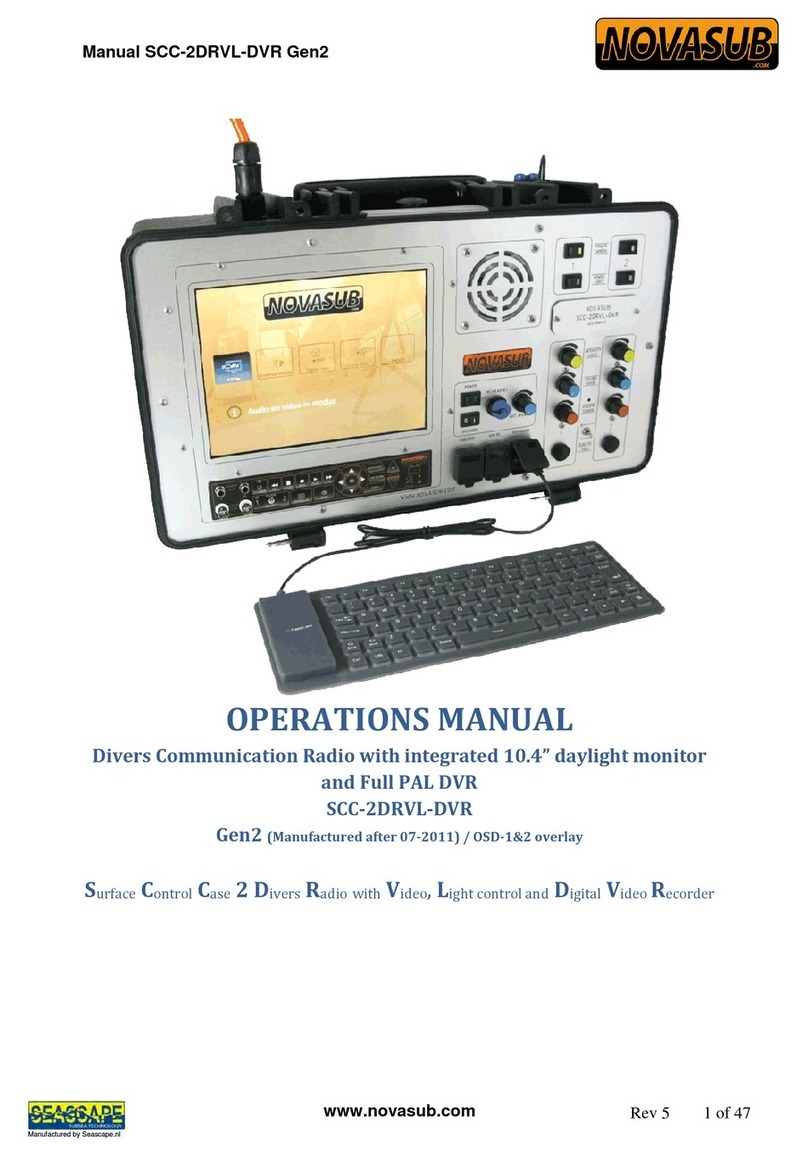 Novasub SCC-2DRVL-DVR manual