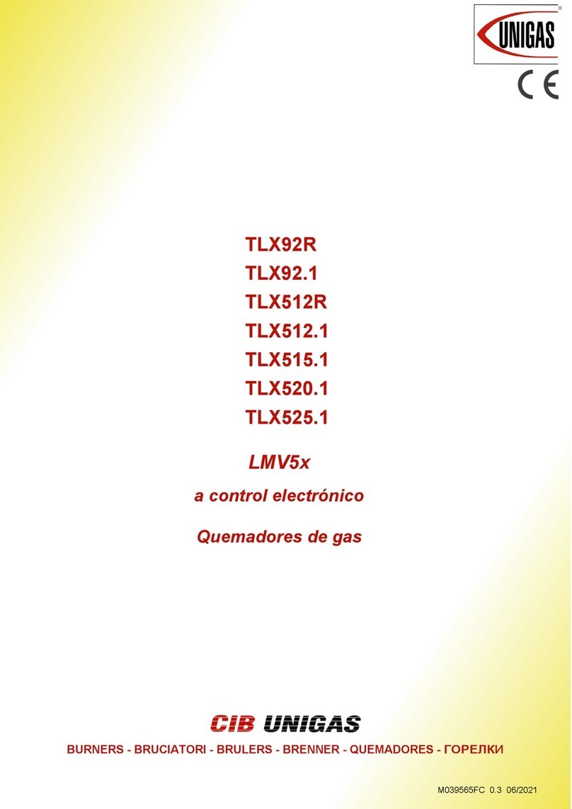 Unigas TLX92R User manual