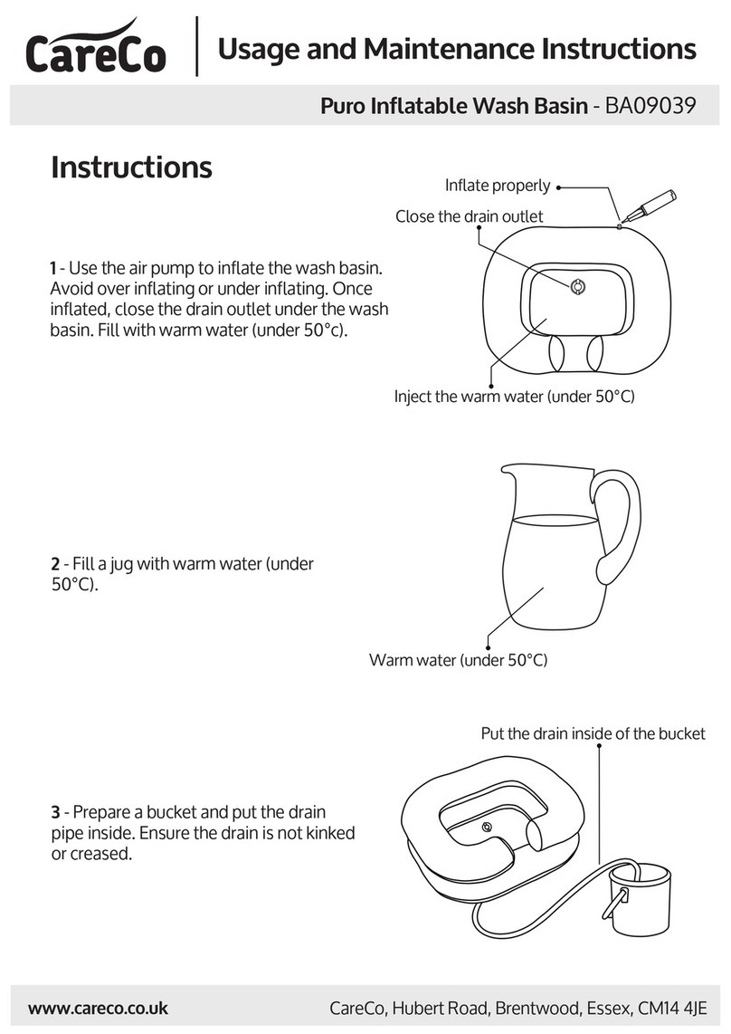 CareCo BA09039 Usage and maintenance instructions