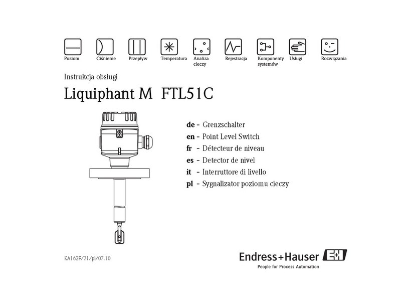 Endress+Hauser Liquiphant M FTL51C user manual