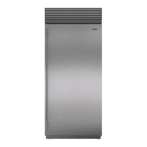 Sub-Zero ICBBI Series Service manual
