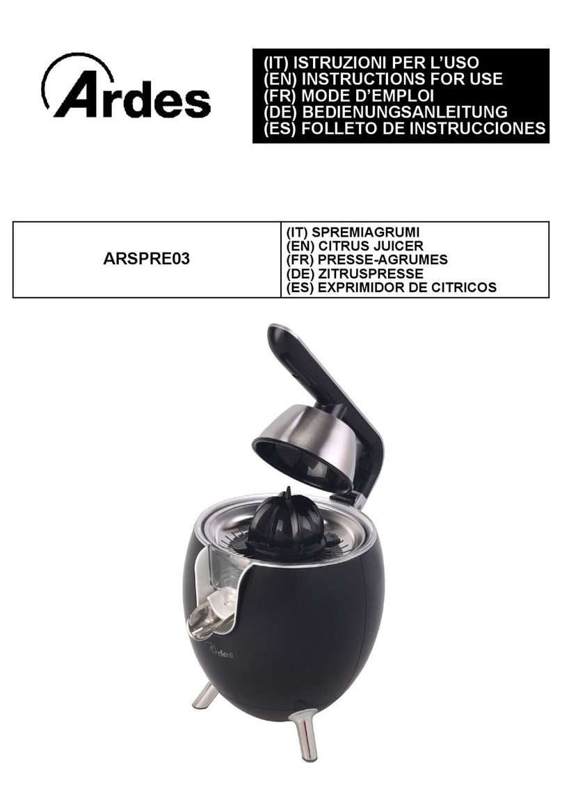 ARDES ARSPRE03 User manual