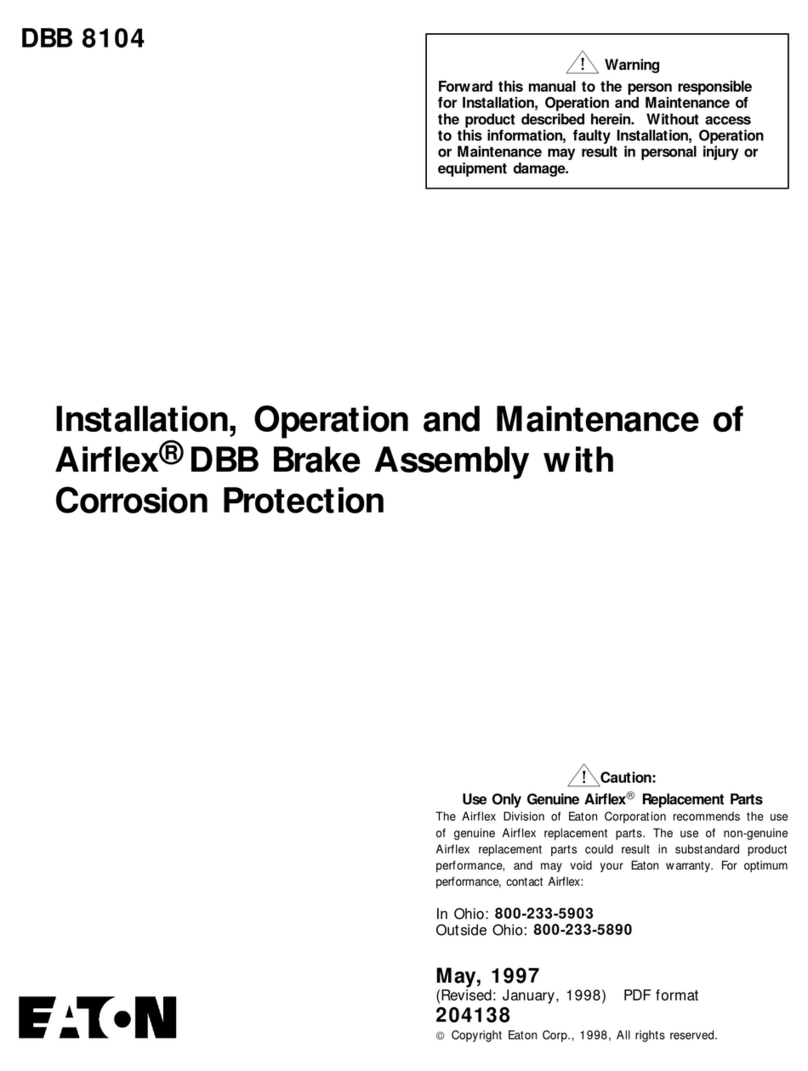 Eaton Airflex DBB User manual