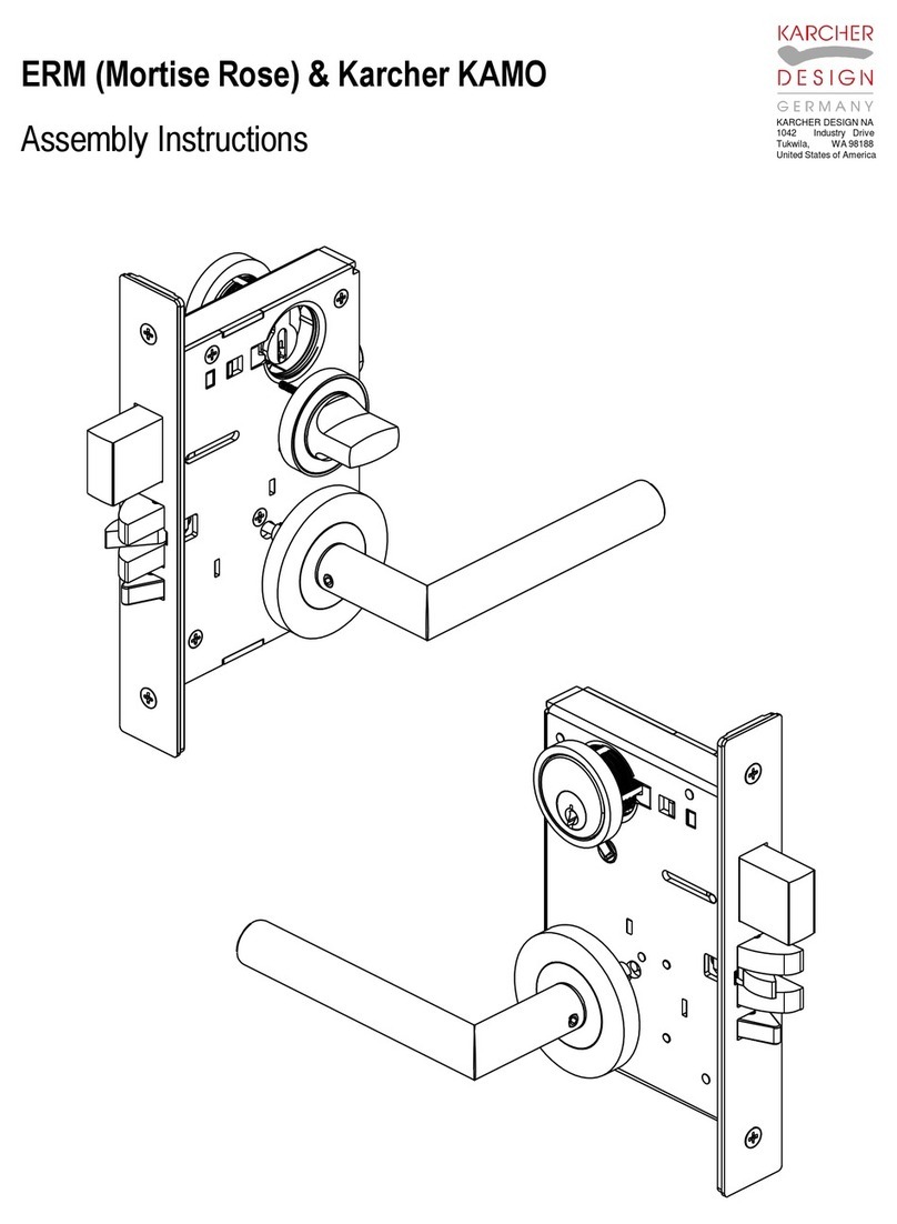 Karcher Design ERM Series Assembly instructions