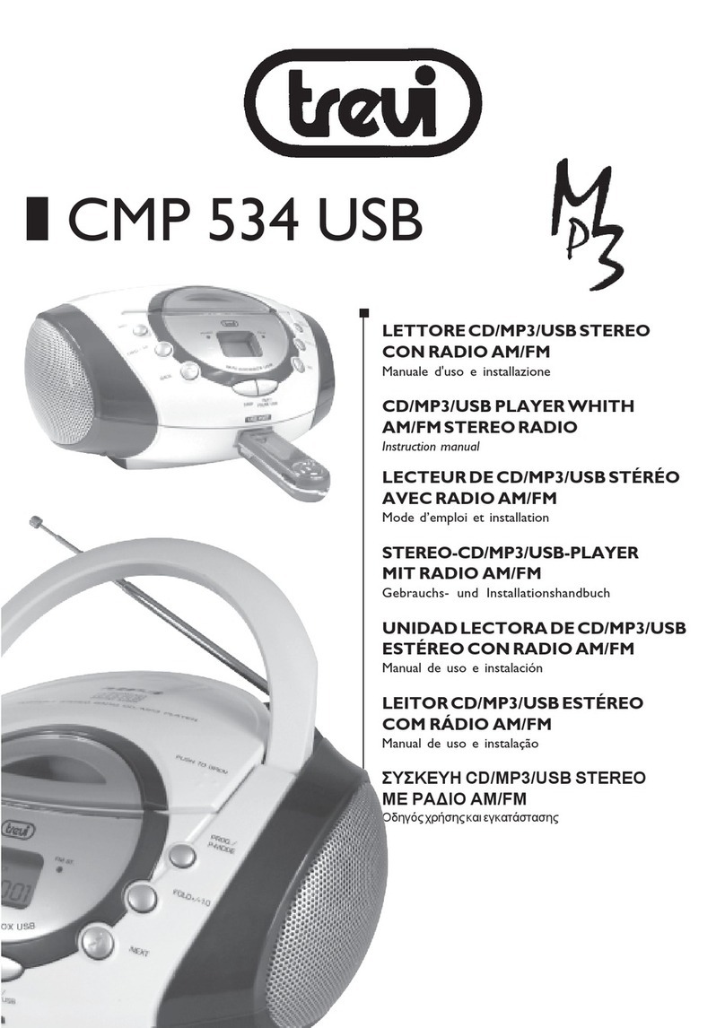Trevi CMP 534 USB instruction manual