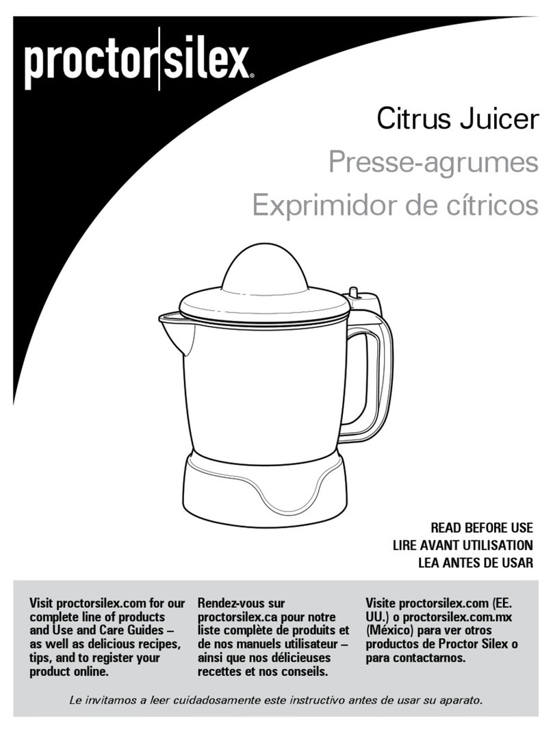 Proctor-Silex 66337 User manual