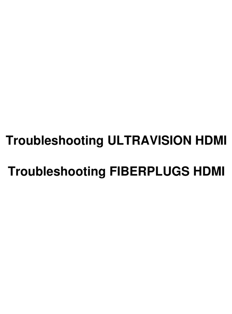 Fibercommand ULTRAVISION Troubleshooting