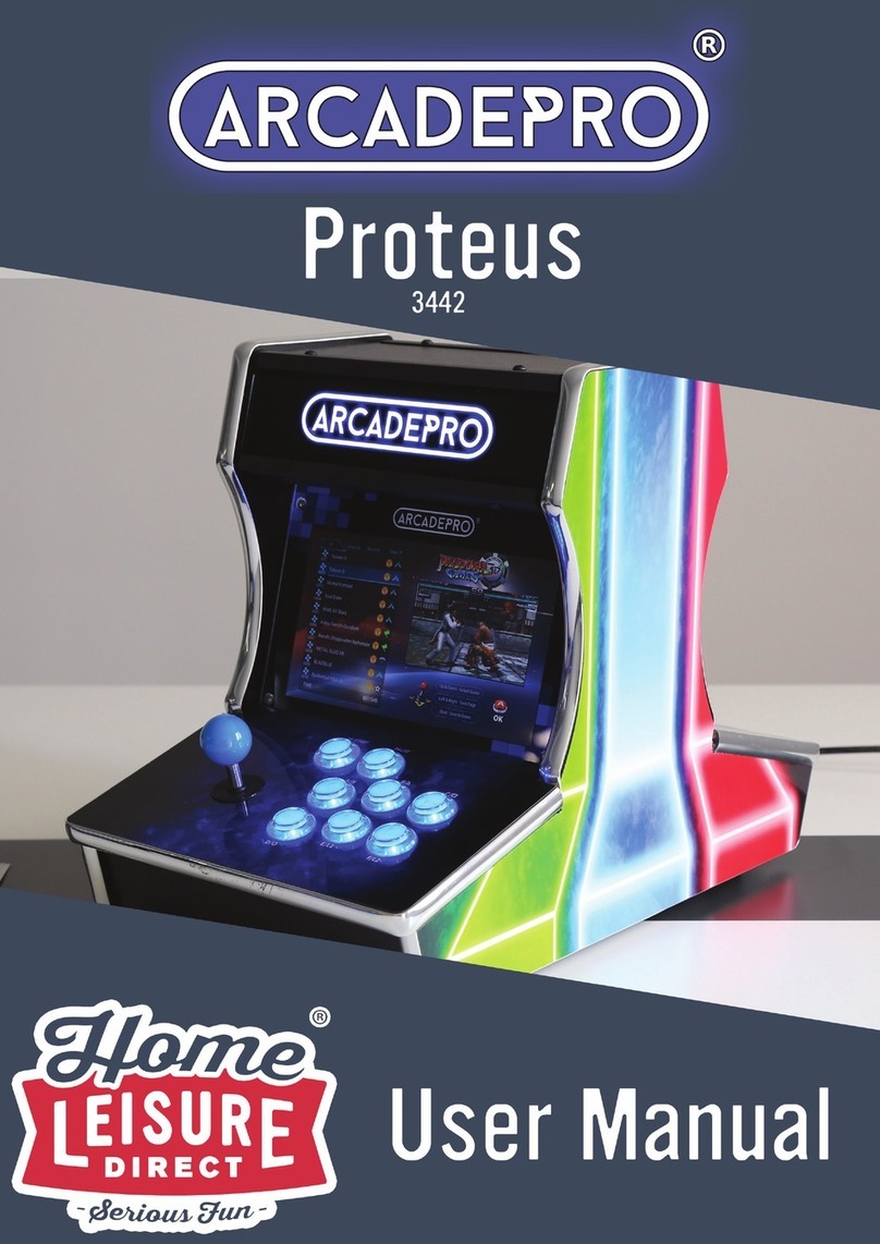Home Leisure Direct ARCADEPRO Proteus 3442 user manual