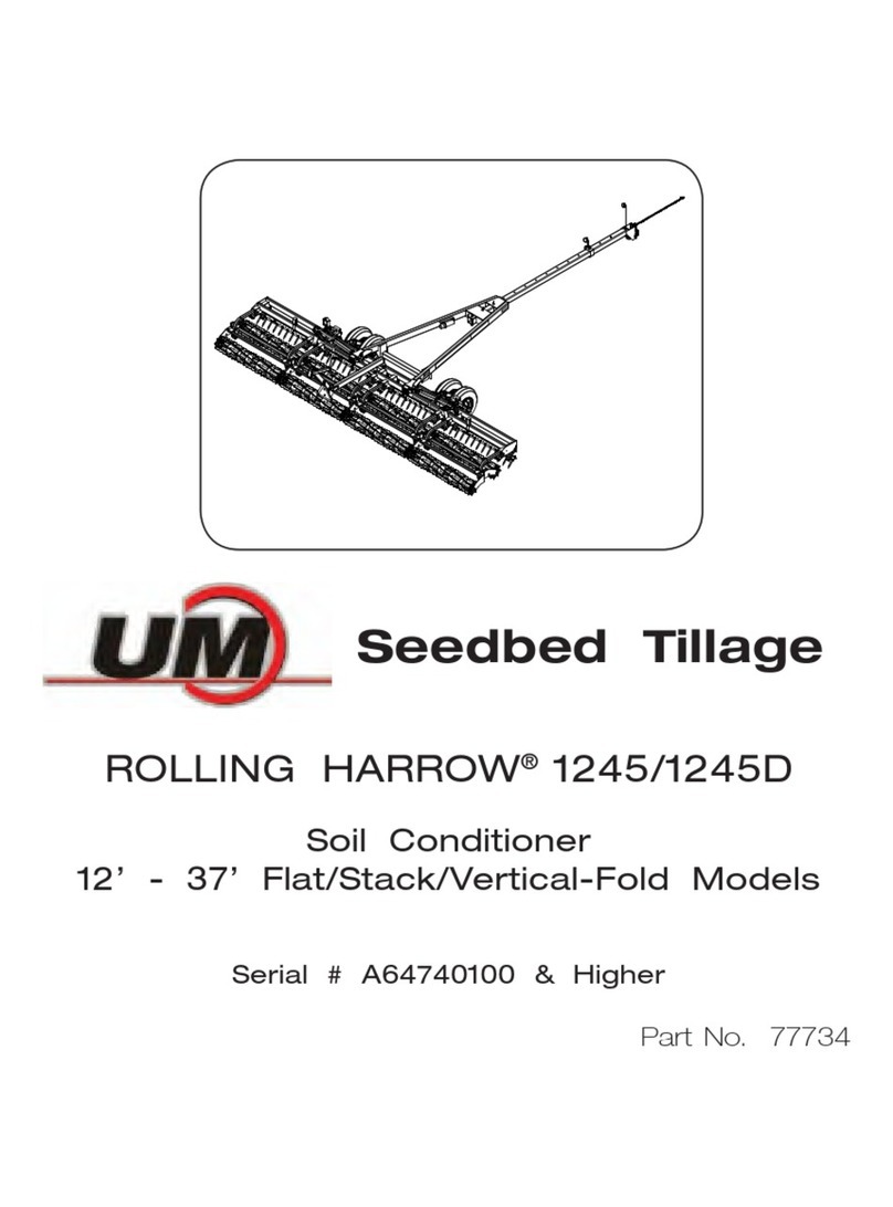 Unverferth CROSS-FOLD ROLLING HARROW 1245 manual