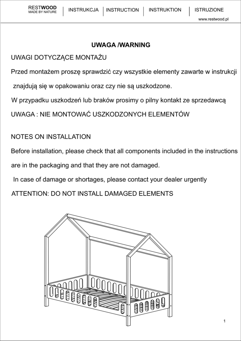 RESTWOOD DOMEK PP instructions