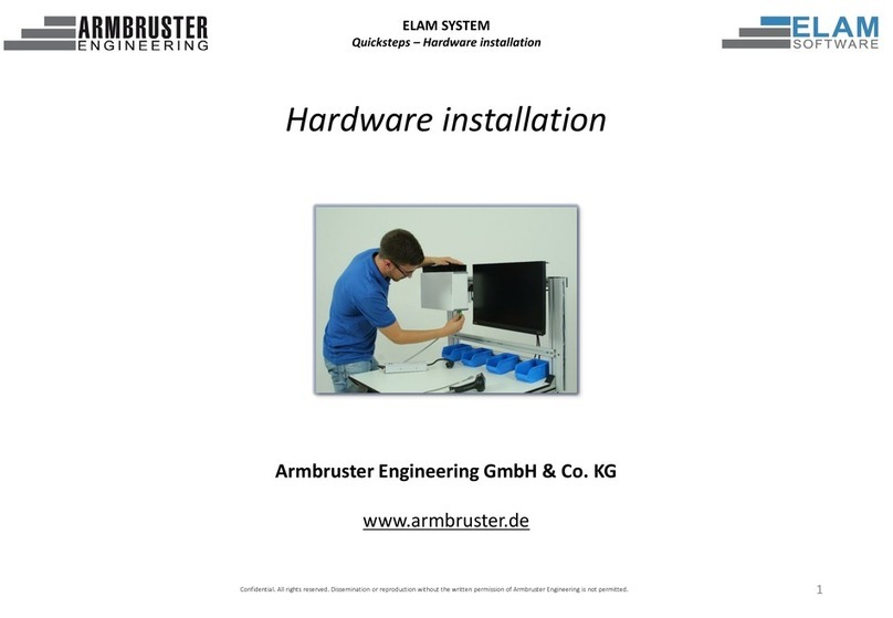ARMBRUSTER ENGINEERING ELAM SYSTEM Hardware installation