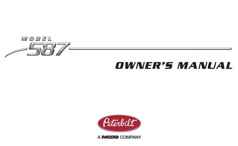 Paccar Peterbilt 587 User manual