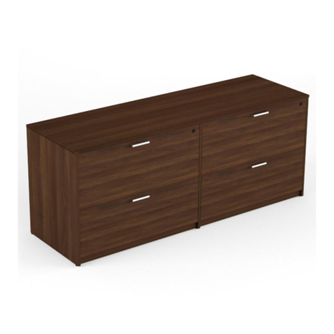i5 Industries Kai Credenza with Double Lateral Files... User manual i5 Industries Kai Credenza with Double Lateral Files... User manual