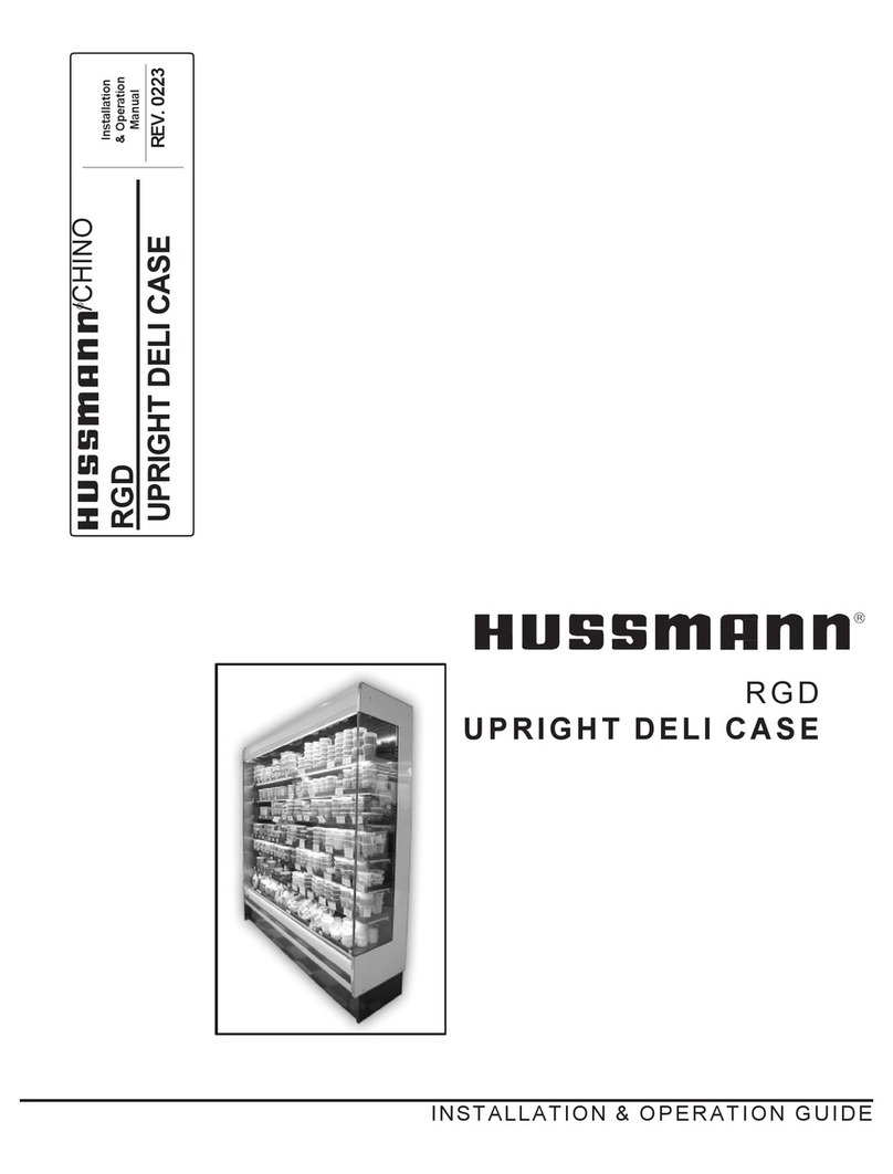 Hussmann RGD Original operating instructions
