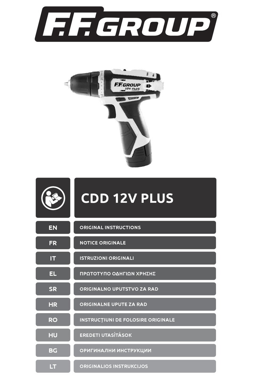 F.F. Group CDD 12V PLUS User manual