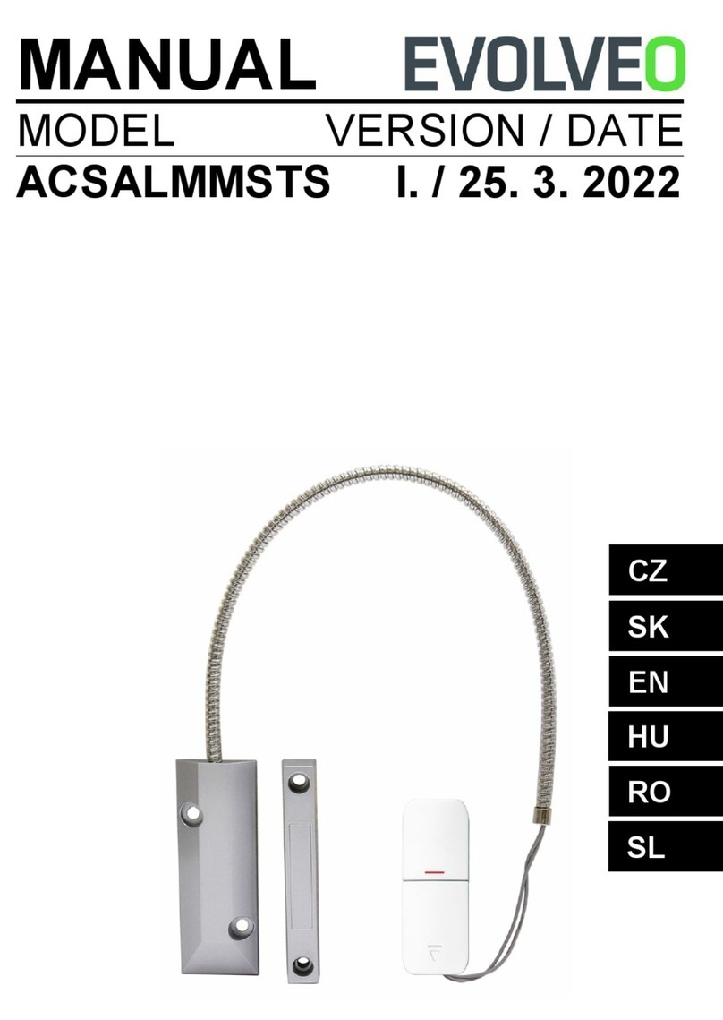 Evolveo Alarmex Pro ACSALMMSTS User manual