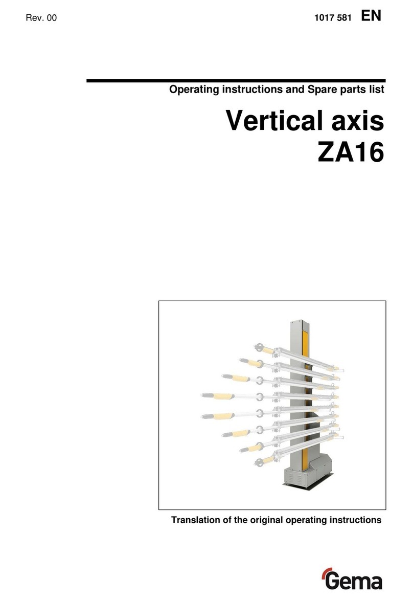 Gema Vertical axis ZA16 Guide