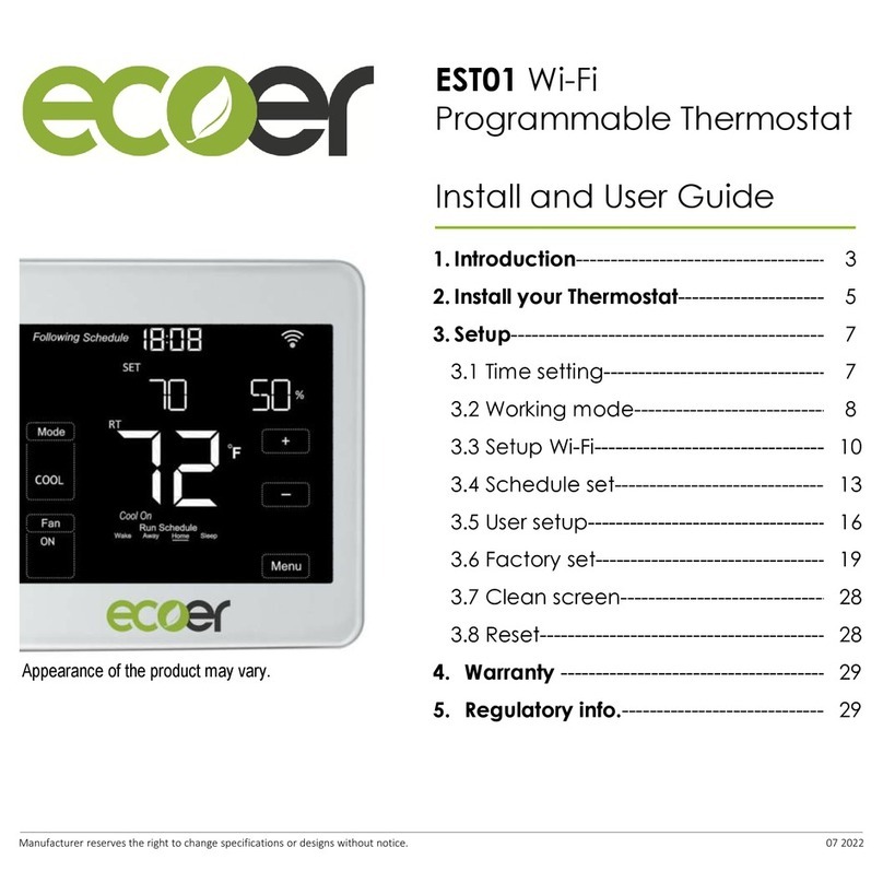 Ecoer EST01 Install and User Guide
