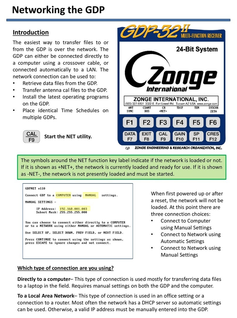 Zonge GDP-32II manual