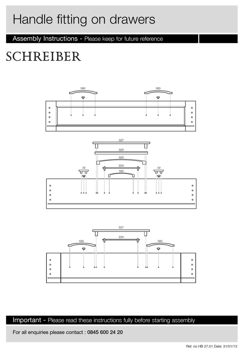 Schreiber SLAB Assembly instructions Schreiber SLAB Assembly instructions