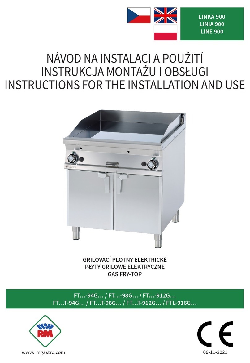 RM Gastro 900 Series Instructions for the installation and use