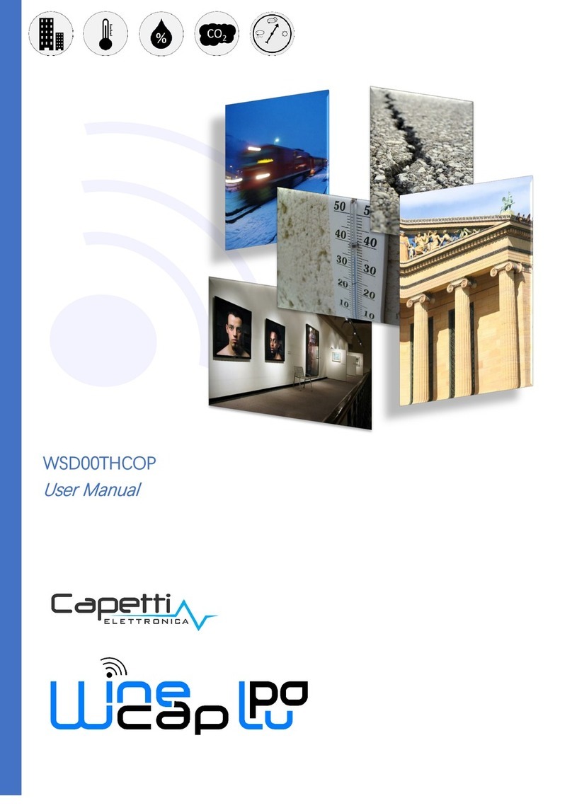 Capetti Elettronica WineCap WSD00THCOP User manual