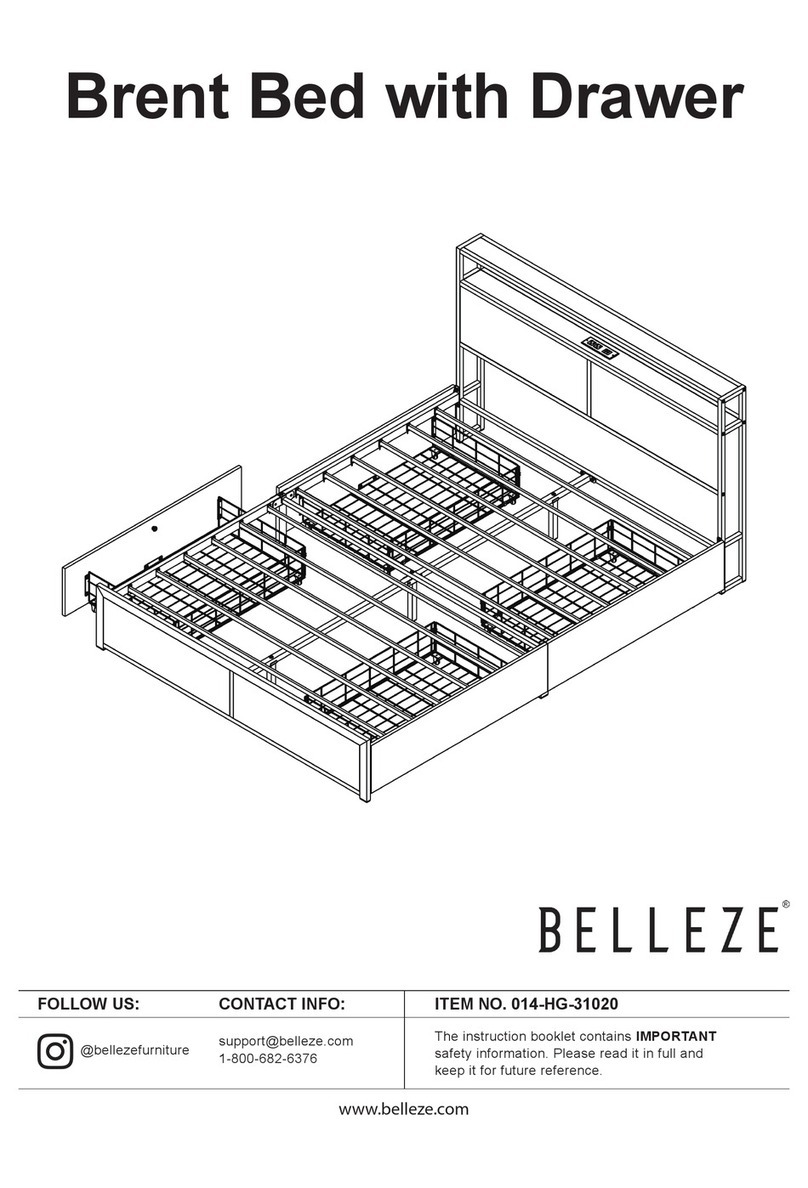 Belleze Brent 014-HG-31020 Assembly instructions