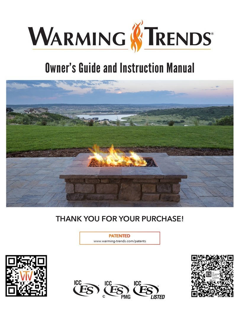 Warming Trends CFB60 NG/LP Owner's Guide and Instruction Manual