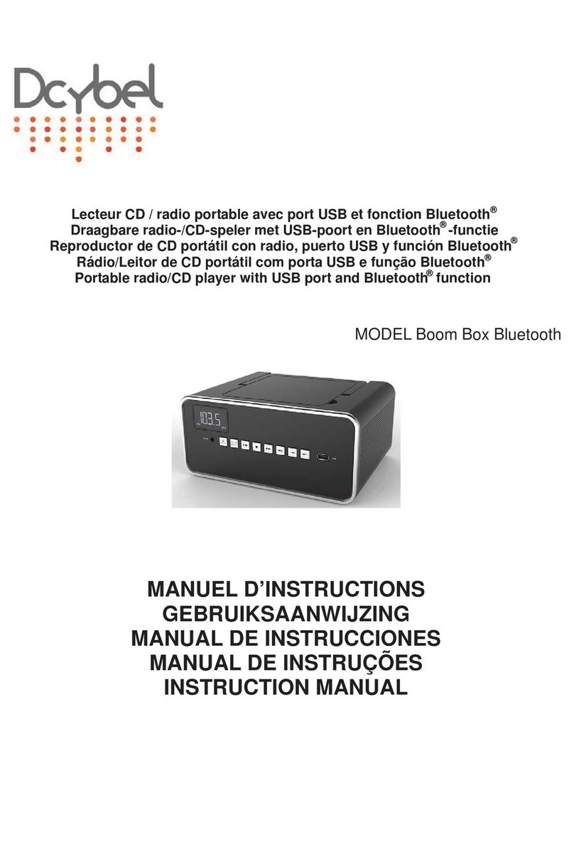 Dcybel BOOM POWER instruction manual