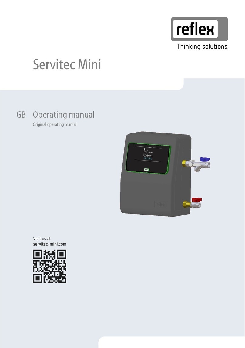Reflex Servitec Mini operating manual