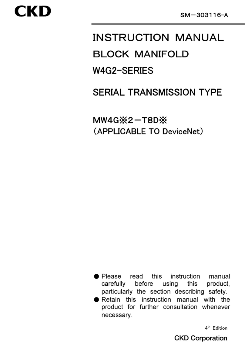 CKD W4G2 Series User manual CKD W4G2 Series User manual