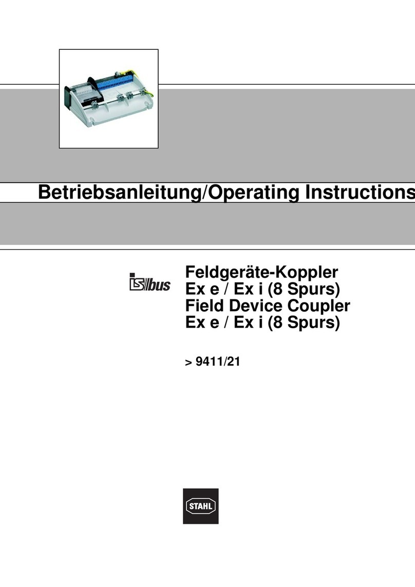 Stahl Ex e operating instructions