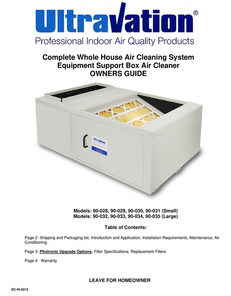 Ultravation 90-028 User manual