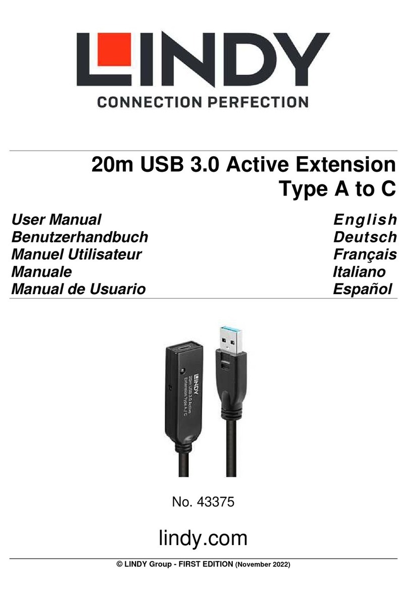 Lindy 43375 User manual