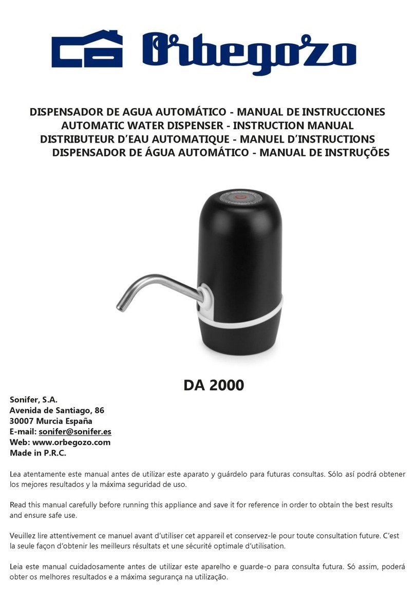 Orbegozo DA 2000 instruction manual