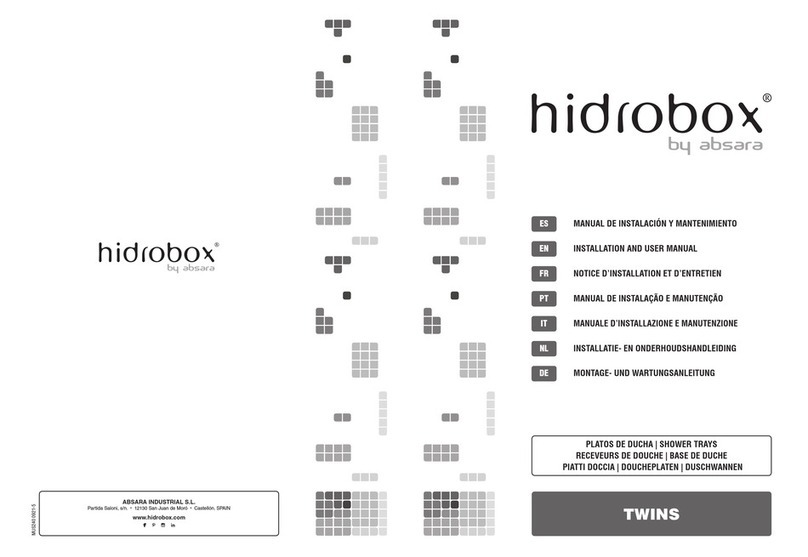 Absara HIDROBOX TWIN YR Installation and user manual