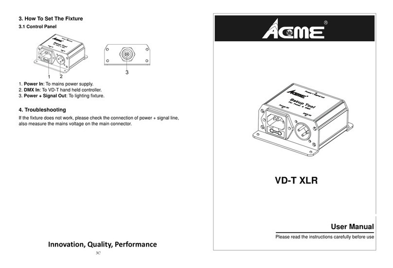 ACME VD-T XLR user manual